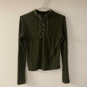 Forever 21 Green Long Sleeve